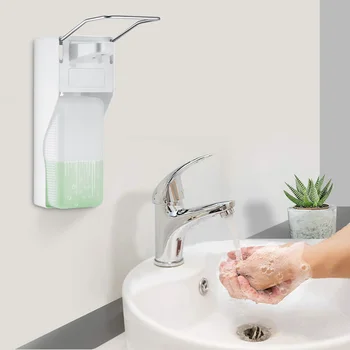 

1000ml Elbow Press Soap Dispenser Shower Shampoo Dispensing Bottles Bathroom Accessories Snail Shape Liquid Soap Dispensers