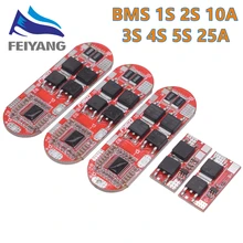 3s 4s 5s 25a Bms 18650 Li-ion Lipo Lithium batterie Protection Module de carte Pcb Pcm 18650 Lipo Bms chargeur par défaut 3S