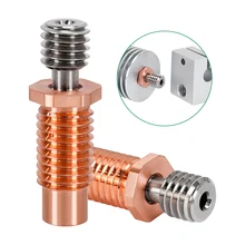 MEGA 3D – imprimante 3D améliorée V6 TCrazy Heat Break, titane et cuivre, buse de 1.75mm E3D V6 HOTEND bloc chauffant