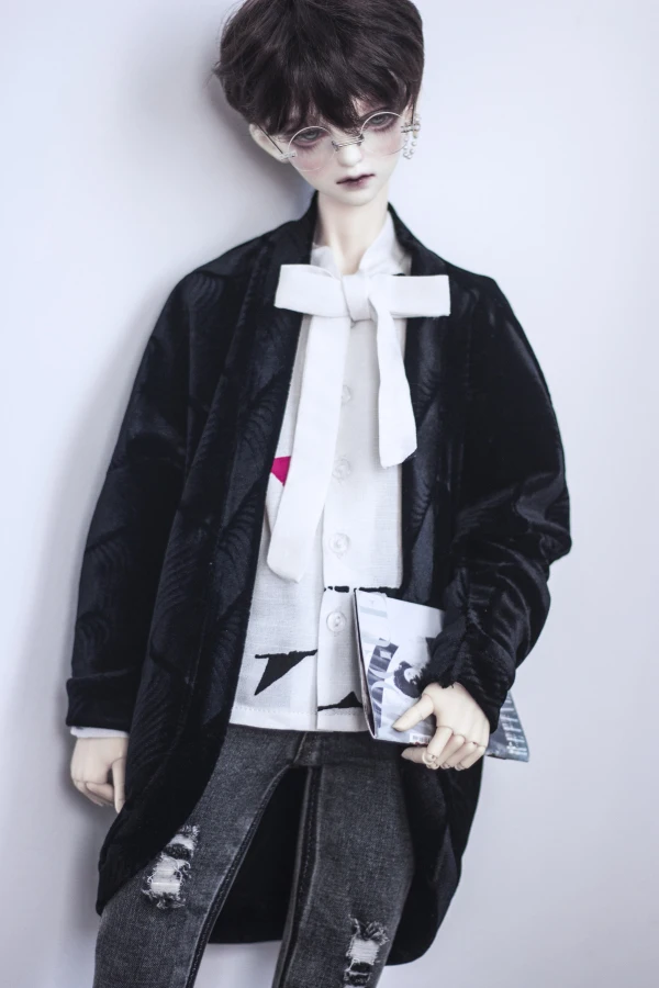 BJD кукольная одежда для 1/3 1/4 MSD Размер темного бархата круговой подол летучая мышь кардиган аксессуары для кукол