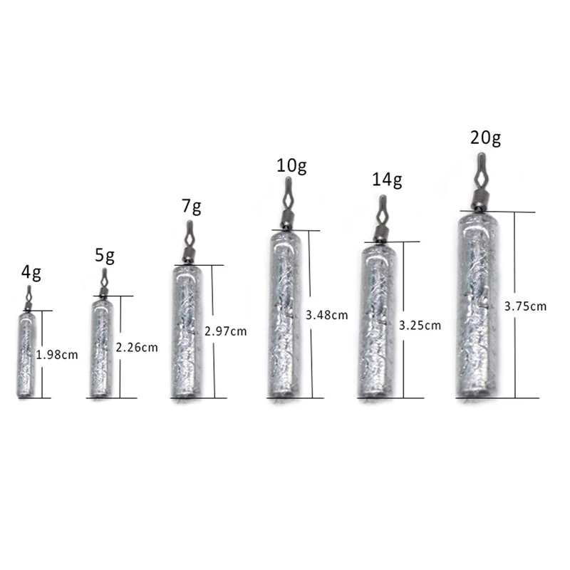 31 шт. рыболовный грузик из свинца дропшиппинг комплект гирь 360 градусов вращающийся Поворотный морской рыболовные снасти 4 г/5 г/7 г/10 г/14 г/20 г X401