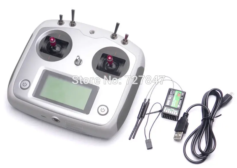 

Fly sky Flysky 2.4G FS-i6s 10ch channel RC Transmitte with FS - iA6B Receiver For RC Helicopter drone