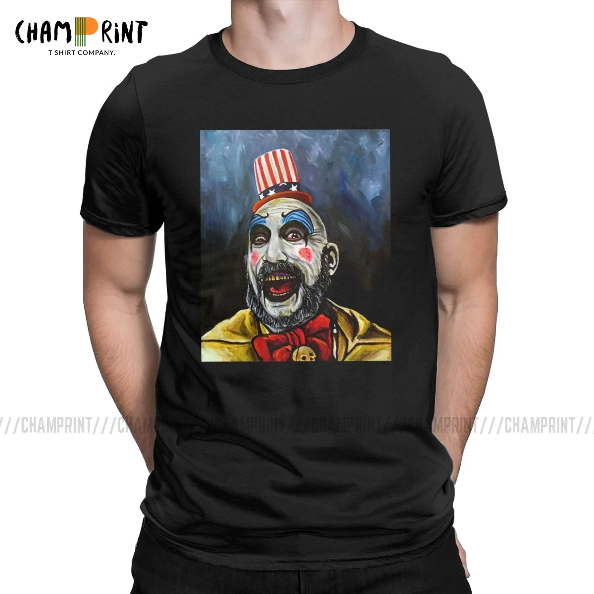 Captain spaulding футболки для мужчин ужас Хэллоуин подарок Топ дом 1000 трупов футболка