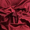 Bonenjoy 1PC Bed Sheet Wine Red Solid Color Smooth Top Sheets for Home Single/Queen/King Size Bed Linen Satin(no pillowcase) 2