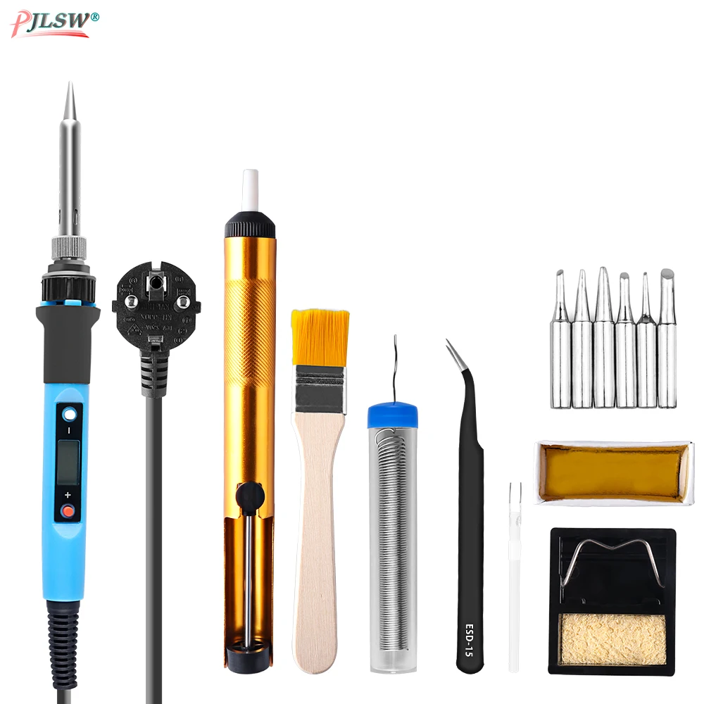 

US EU 60W/80W Electric soldering iron temperature adjustable 220V 110V Welding Solder iron rework station soldering iron accesso