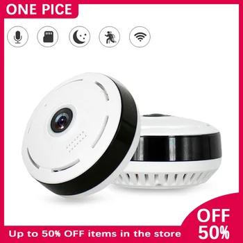 

ONE PICE Home mini Wifi Camera 1.3MP HD Night Vision Two-way voice IP Camera 360° Fish eye Motion Detection Security Camera D1