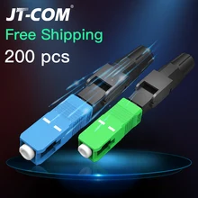 FTTH SC APC Single Mode SC UPC Fiber Optic Quick Connector FTTH Fiber Optic Fast Connector SC Fiber Field Assembly