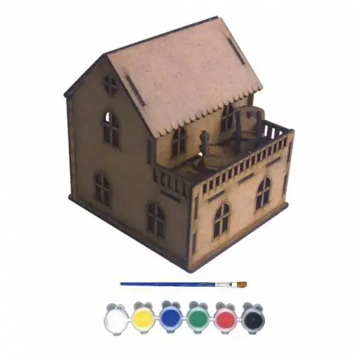 Деревянная игрушка JoyAndToys с узором набор для живописи 3D пазл сенсорный мотор