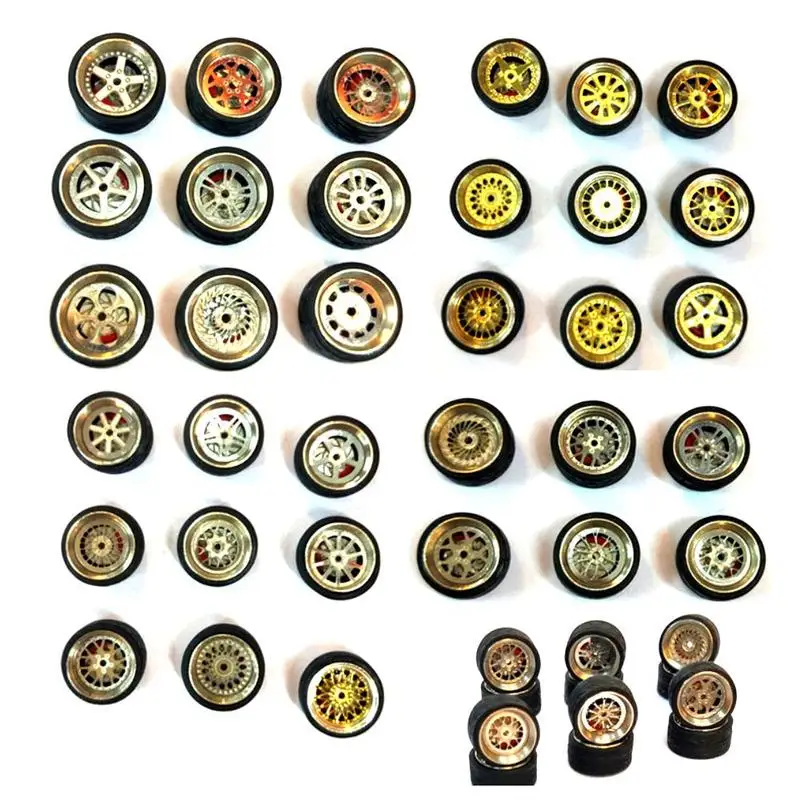 

Модель модифицированных шин 1:64, 4, 3 оси, 5 торцевых крышек, литые под давлением, легкосплавные шины, резиновые транспортные средства, общая модель аксессуаров для смены автомобилей