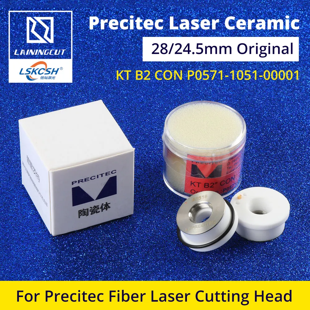 Высококачественная Precitec керамическая аналогично оригиналу KTB2 "CON P0571-1051-00001 Dia.28mm Держатель сопла для Precitec IPG волоконная лазерная головка
