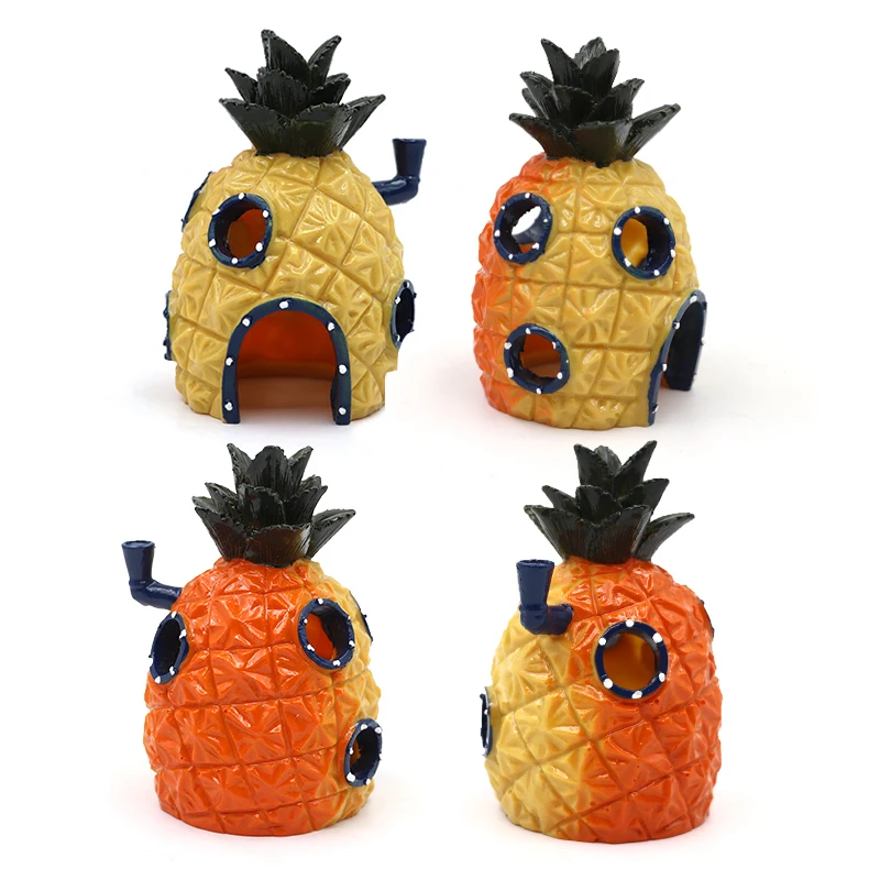 Fish Tank Aquarium Decoration Cartoon House Pineapple House for Fish Tank Home Ornaments Aquarium Accessories fish tank ornaments fish tank decorations aquarium ornaments