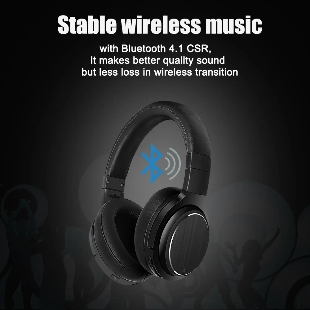 Россия M1 ANC Bluetooth наушники Беспроводная Bluetooth гарнитура для планшета ТВ телефона активные шумоподавляющие наушники