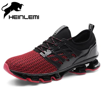 

HEINLEMI Mesh Men Casual Shoes Lightweight Comfortable Walking Sneakers Wear-resistant Breathable Men Shoes zapatillas deportiva