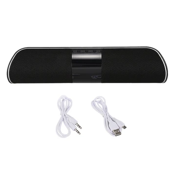 

Bluetooth Outdoor Speaker Portable Super Bass Wireless Loudspeaker 3D Stereo Music Surround with TF Card Aux