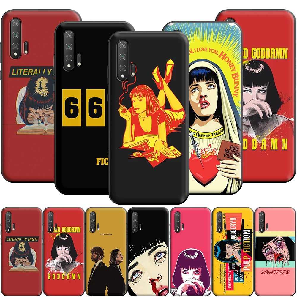 Чехол Whatever Pulp Fantasy Mia для Honor 8A 8X 10 Lite View 20 Pro 9A | Мобильные телефоны и аксессуары
