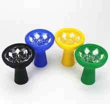 Стеклянная силиконовая кальянная чаша Sheesha кальян наргиле Cachimba дымовая трубка-кальян табачная чаша Кальян Аксессуары для кальяна