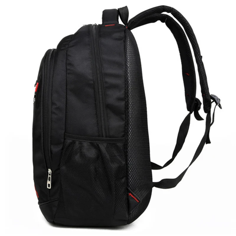 Мужской рюкзак, многофункциональный, вместительный, студенческий, школьный рюкзак, простая сумка, сплошной цвет, материал Оксфорд, мужской рюкзак