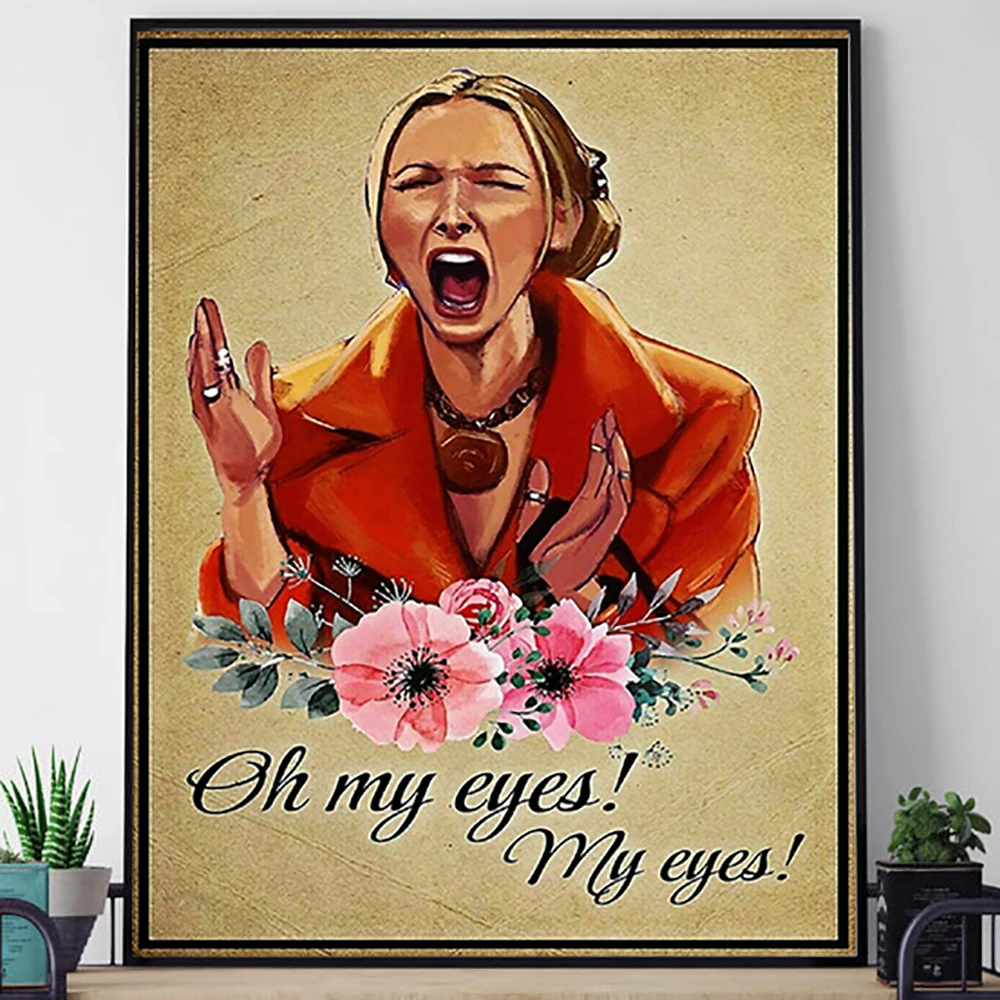 

Oh My Eyes Poster Phoebe Buffay Friends TV Show Poster Girls Living Room Decoration Wall Art Prints Home Decor Canvas Painting