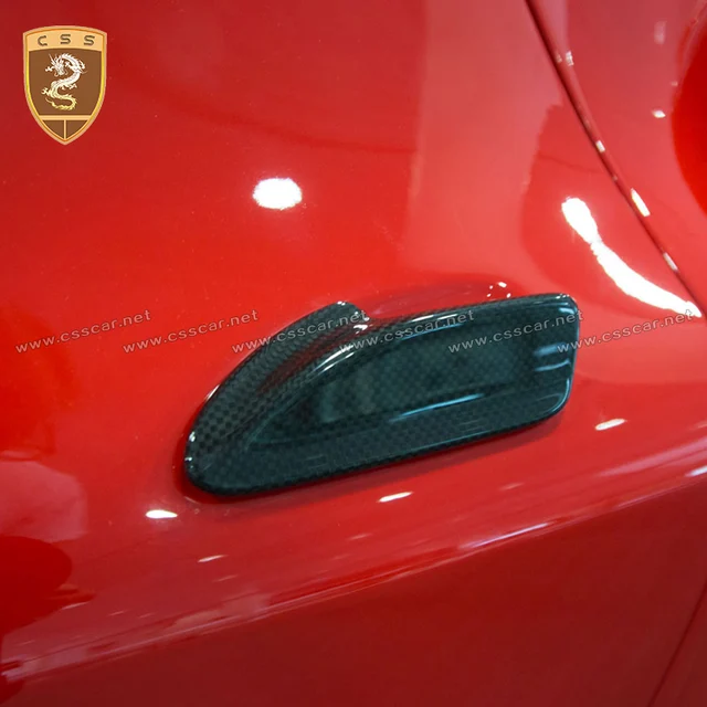 $US $371.20 Latest Unique Design Dry Carbon Fiber Universal Front Door Pull Handles For Ferrari-488 GTB Spider  Automobile Door Handle 00454