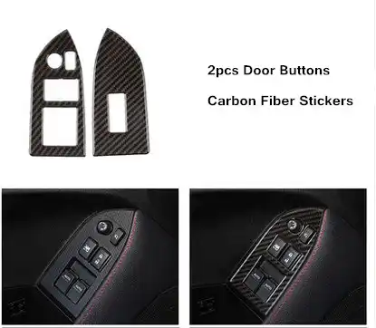 Real Carbon Fiber Stickers 3d Version For Subaru Brz Toyota 86