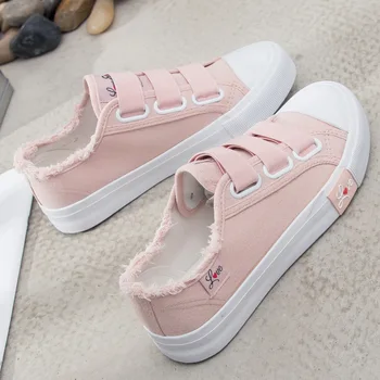 

Sneakers Canvas shoes for Women fashion 2019 Solid Vulcanize shoes Girls Zapatillas mujer
