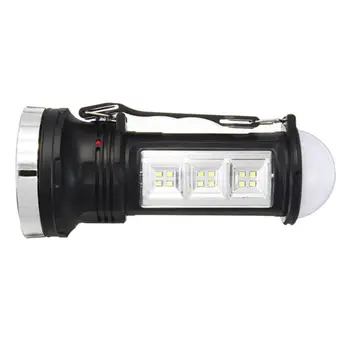 

Flashlight Solar Power Rechargeable LED Multi-function Portable Tent Light Lantern Lamp Outdoor Camping