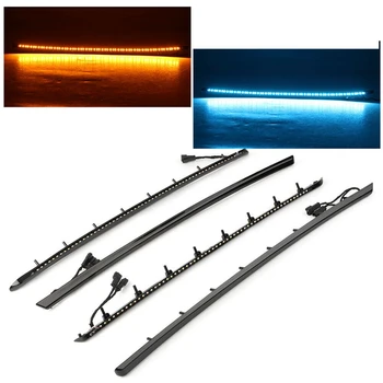 

for BMW 3 Series F30 Neon Interior Door Ambient Lights Decorative Lightings Strip LED Lights Black