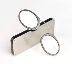 Новый Стиль TR90 зажим для носа пресбиопические очки SOS Кошелек Очки для пожилых людей очки для чтения портативные с коробкой для очков