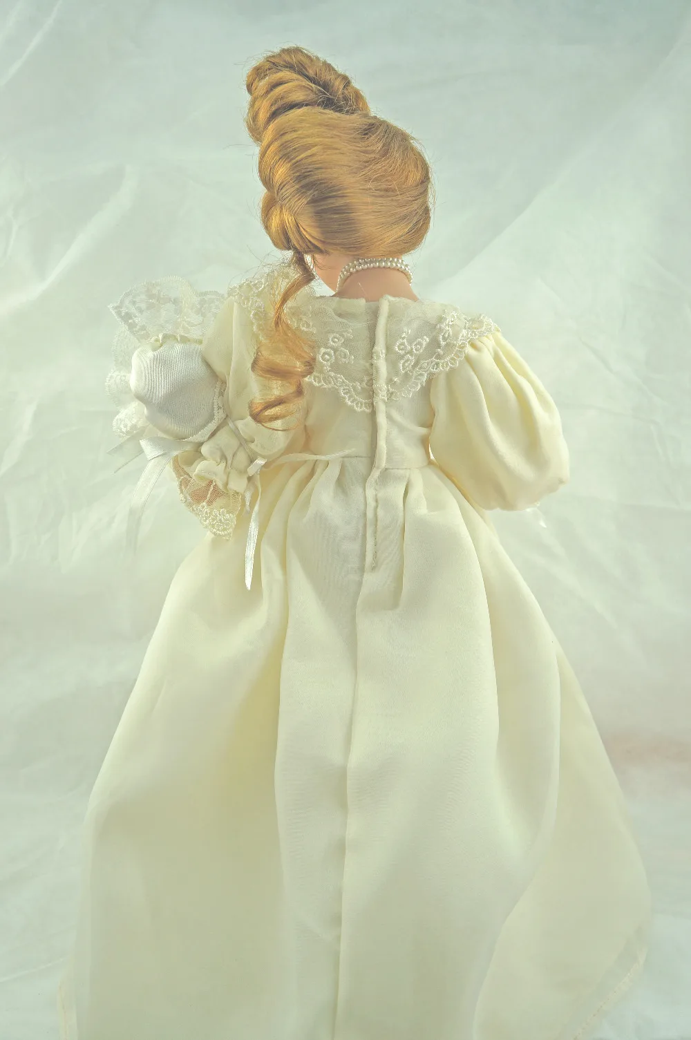 Козетта сбор женщин детское бежевое платье реалистичные косы принцессы Ангел фарфоровая кукла