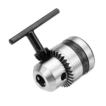 

1.5-10mm Key Chuck Iron Chuck Stable Metal Converter Quick Change M12 Thread Chuck Adapter Easy Rocks Releases Drills Chuck