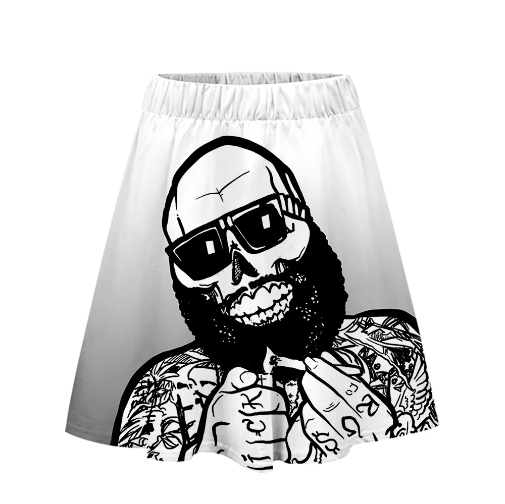Rick Ross юбка Harajuku Повседневная стиль Harajuku Pop Rick Ross юбки новые сексуальные Kpops Женские повседневные Горячая Распродажа юбки