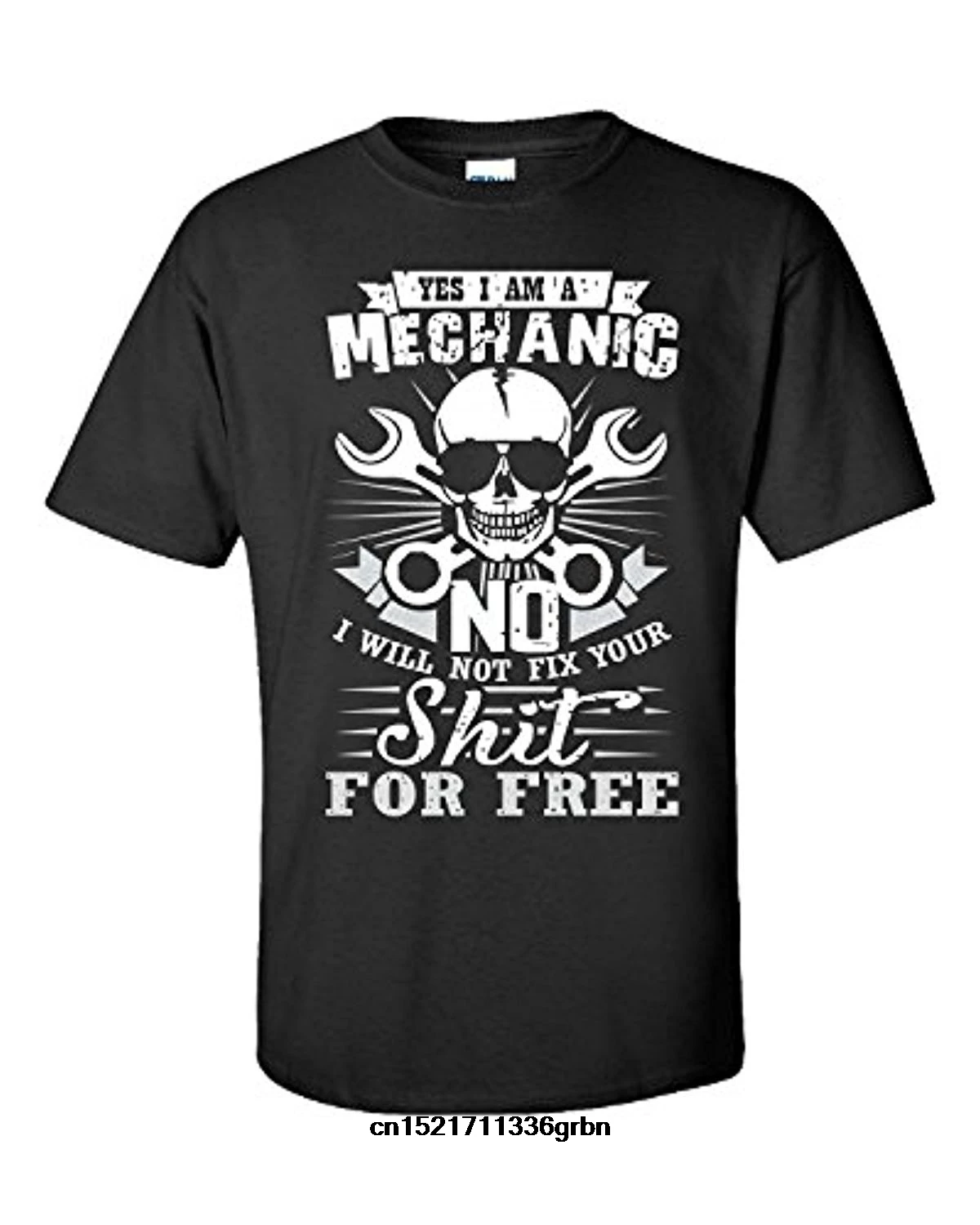 Мужская футболка Yes I Am A Mechanic черная модная дизайнерская новинка для мужчин |