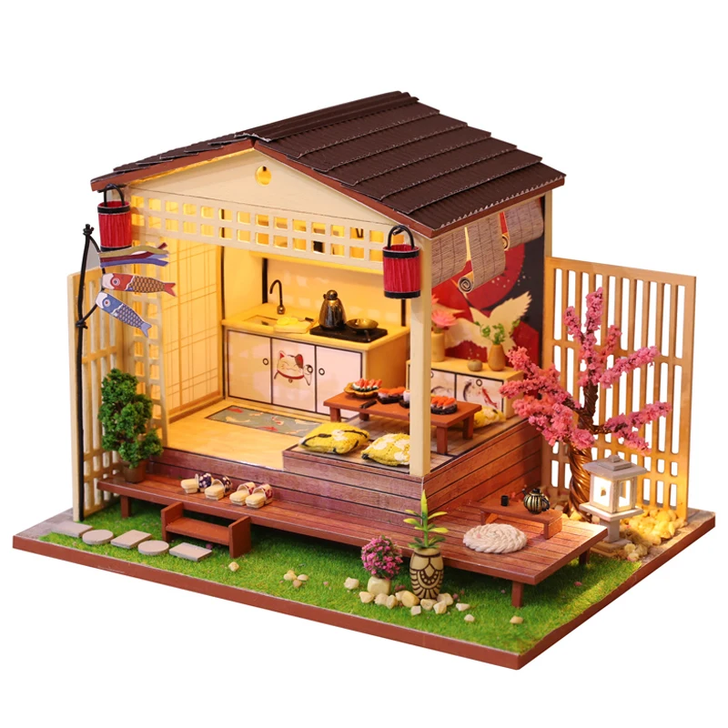 Roombox DIY кукольный домик детские игрушки деревянная мебель миниатюрный ремесло