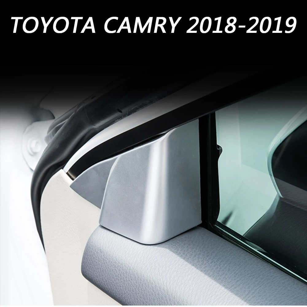 

Car Window A Pillar Triangle Trim Covers For Toyota Camry XV70 2018 2019 2020 Auto Door Decoration Car Styling Accessories