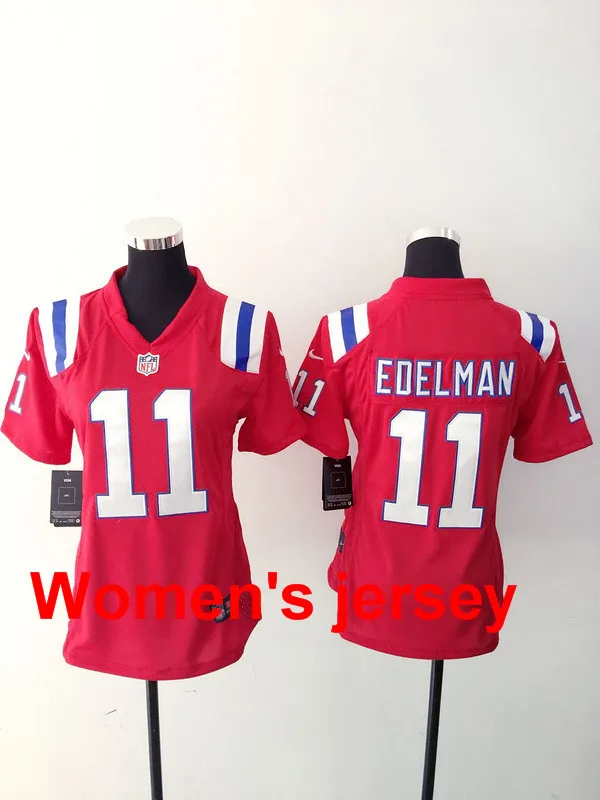 A+++ для женщин, для девушек, сшитые, Новая Англия, s 12, Tom Brady 87, Rob Gronkowski, Вышивка логотипов, Размеры s-XXL, Джерси - Цвет: 28