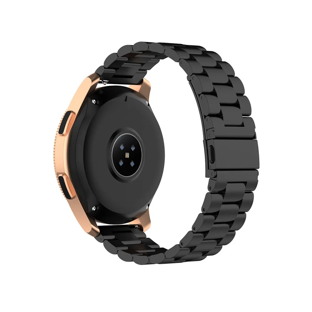 20 мм ремешок из нержавеющей стали для samsung Galaxy Watch R815/Active R500 для Garmin vivoactive 3 для Huami Amazfit BIP/GTR 47 мм