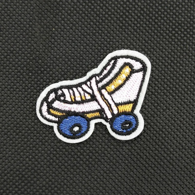 2pcs/lot Roller Skating Shoes DIY Sport Sticker Kids Girls Boys Clothing Iron on Patches Appliques | Дом и сад