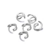 200pcs/Lot 3/4/5/6/7/8/10mm stainless steel DIY Jewelry Findings Open Single Loops Jump Rings & Split Ring for jewelry making ► Photo 3/6