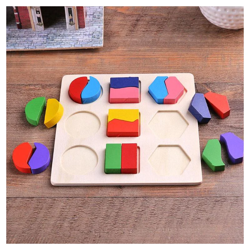 Wooden Geometric Shapes Toy Montessori Puzzle Bebe Math Sudoku Preschool Learning Educational Game Toys For Children Puzzles Toy Puzzles Aliexpress