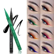 QIBEST, Профессиональная жидкая подводка для глаз, карандаш для макияжа, 12 цветов, стойкий, водонепроницаемый, быстро сохнет, не размазывается, косметика