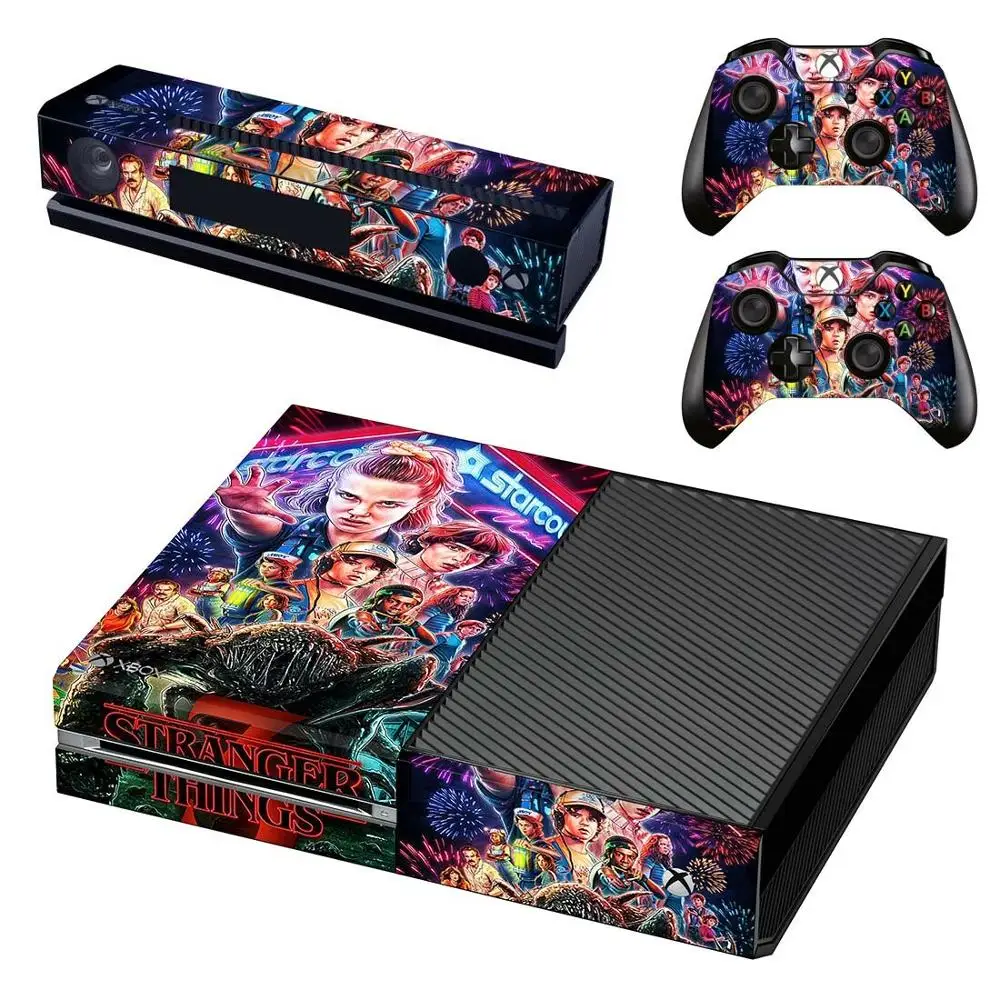 Странные вещи кожи Xboxone наклейка vinilo adesivo pegatina наклейка s для Xbox One консоли и Kinect и два контроллера Скины