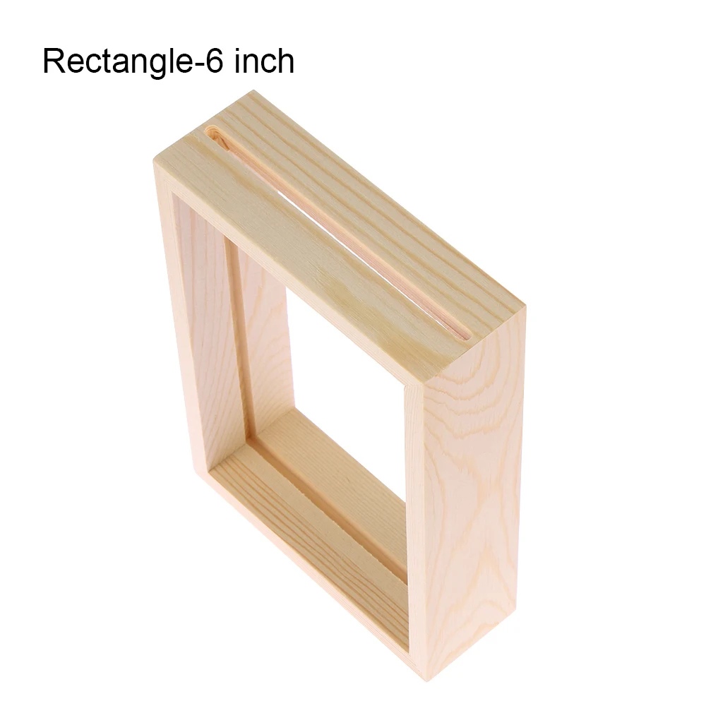 rectangle-6 Style2 1 шт., мини деревянная фоторамка, винтажный держатель для фотографий, свадебные украшения для семьи, аксессуары, стильные инструменты для экологически чистого искусства - Цвет: rectangle-6 Style2