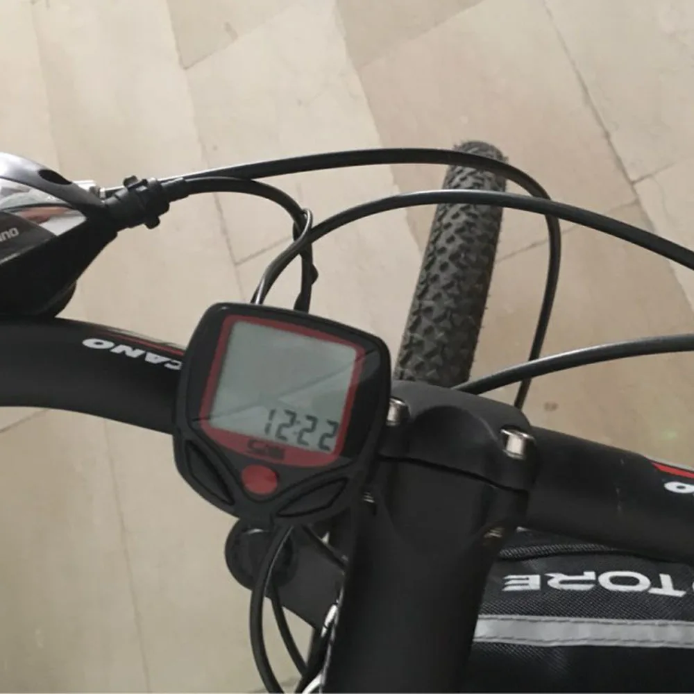 

Hot sale Bicycle Meter Speedometer Bike Digital LCD Cycling Computer LCD Odometer Speedometer Stopwatch For Bike SD-548B
