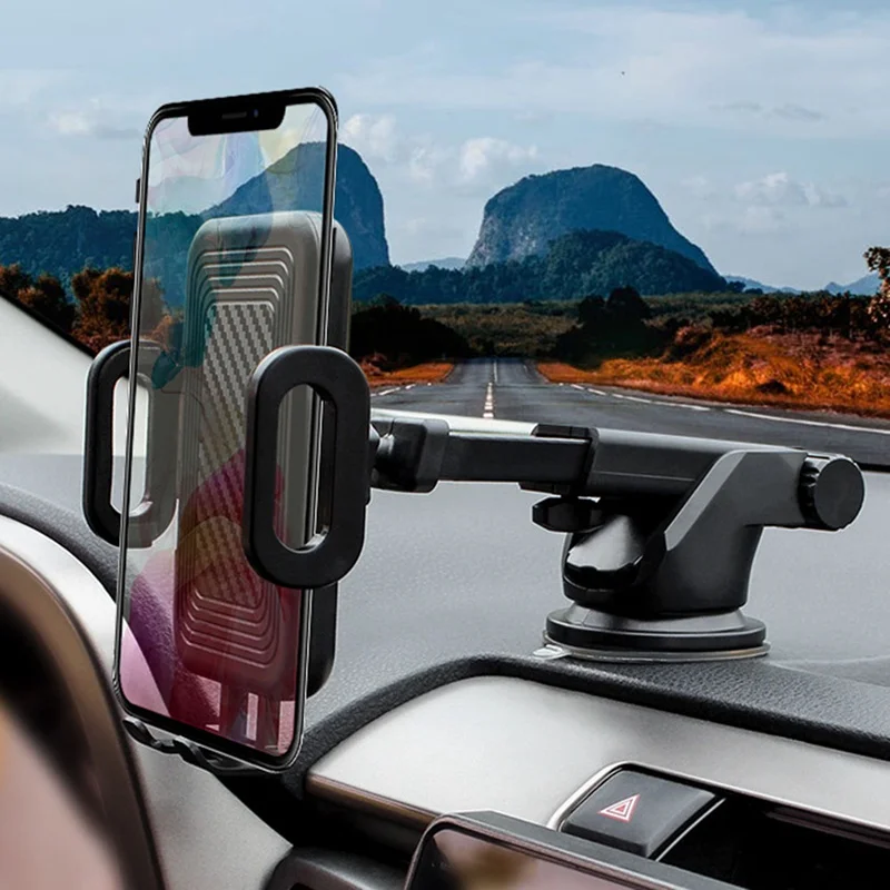Автомобильный держатель для телефона iPhone XS MAX XR X Xiaomi 360 Вращающийся держатель для мобильного телефона на лобовое стекло