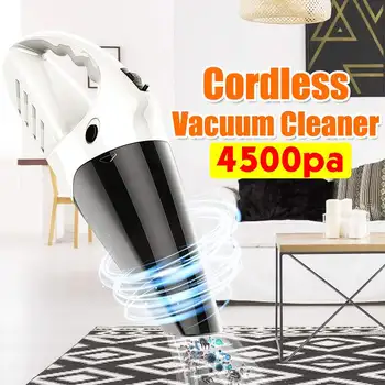 

120W Handheld Cordless Vacuum 4500pa Powerful Suction Portable Rechargeable Vacuum Cleaner Quick Charge for Car Home Pet Hair