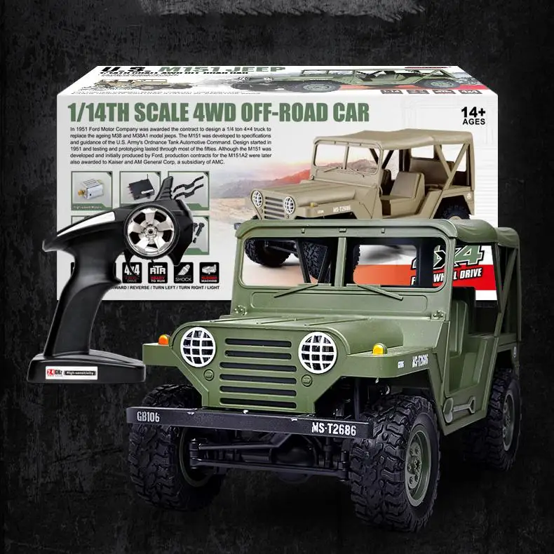 SUBOTECH BG1522 1/14 2,4G 4X4 4WD гусеничный RC автомобиль с головой светильник РТР дистанционного управления