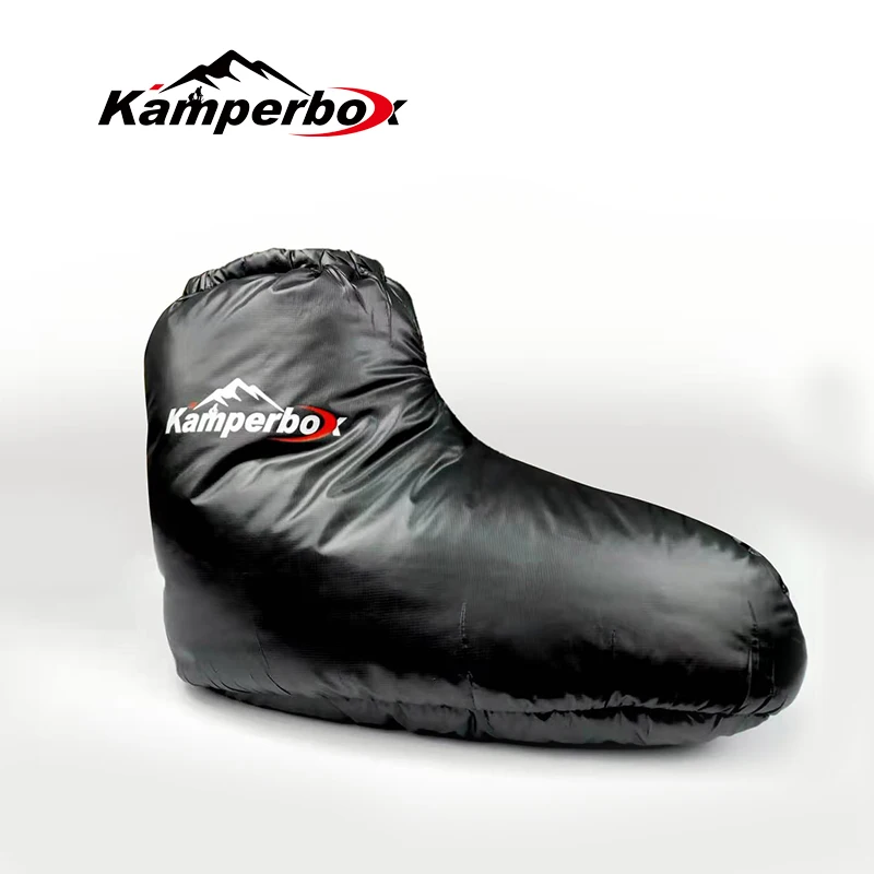 Kamperbox Down Sleeping Slippers Down Socks Camping Booties For Sleeping Bag Camping Socks AQ3 down slipper boots