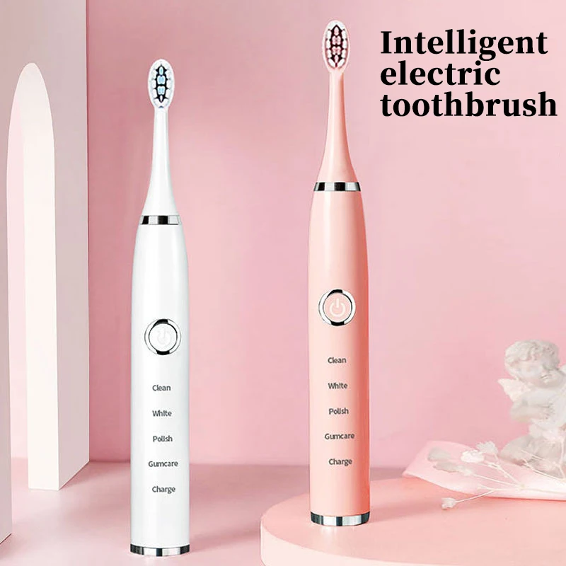 Sonic Electric Toothbrush Adult Timer Brush 5 Mode USB Charger Rechargeable Tooth Brushes Replacement Heads Set home gift Sonic Electric Toothbrush Adult Timer Brush 5 Mode USB Charger Rechargeable Tooth Brushes Replacement Heads Set home gift