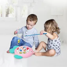 Детская рыболовная игрушка для бассейна, упаковка для детей 1-3 лет, детская музыкальная электрическая Детская обучающая игрушка