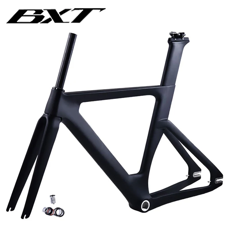 BXT 2020 Новый углеродный руль трековая рама с вилкой Подседельный штырь T800 fixed gear